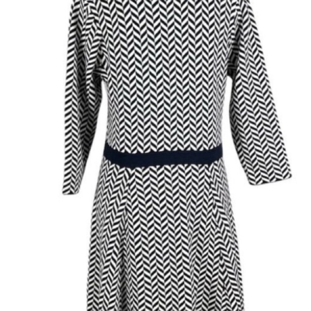 Boden Knit Midi Dress "Lucinda" Sz 12R US 3/4 sleeves - Picture 3 of 7